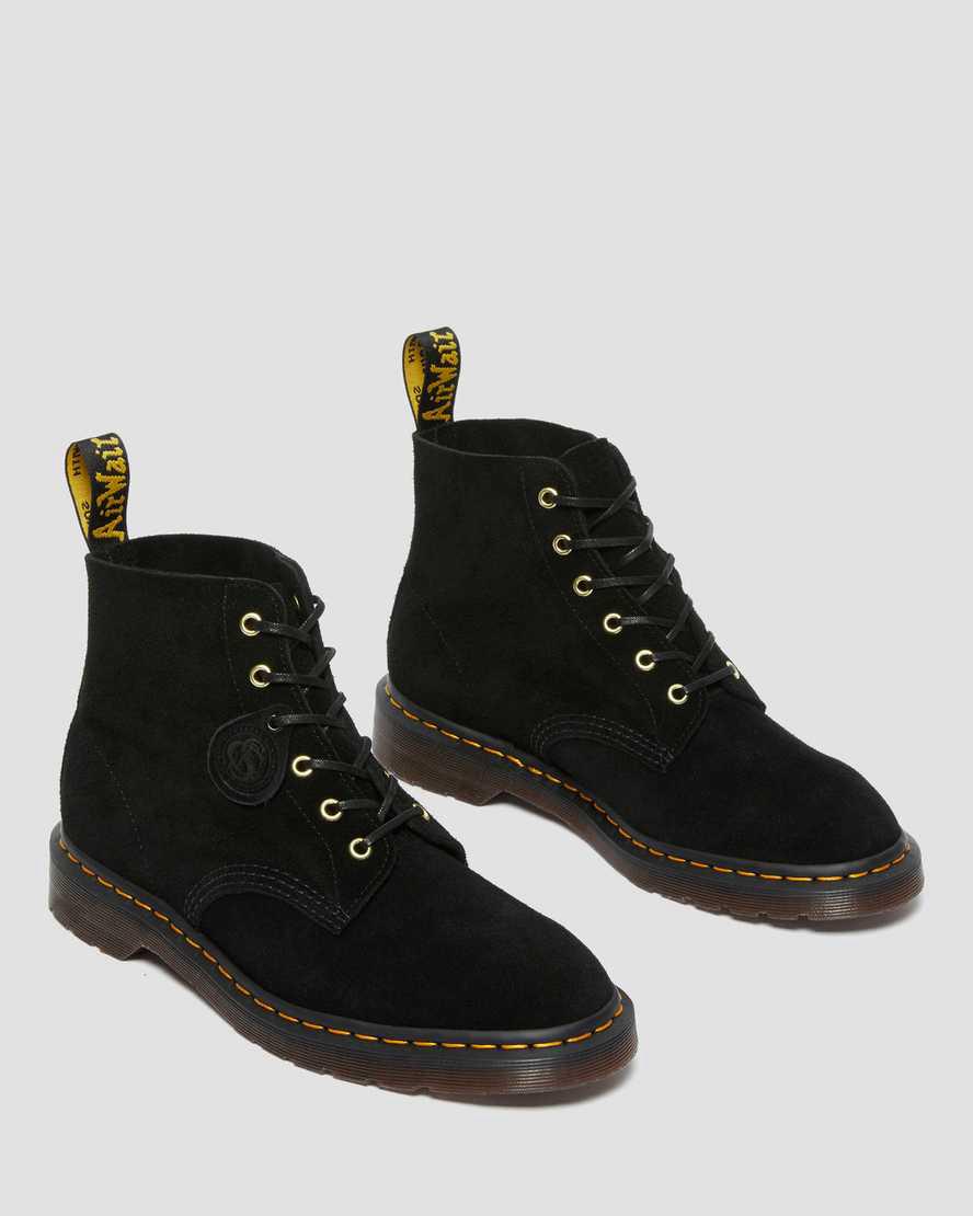 Dr Martens 101 Suede Miesten Nilkkurit Mustat  Suomi |  5194RNHXZ