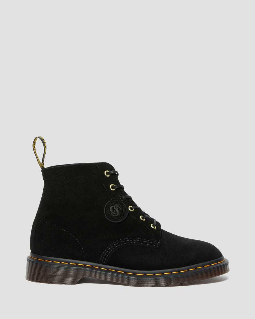 Dr Martens 101 Suede Miesten Nilkkurit Mustat  Suomi |  5194RNHXZ