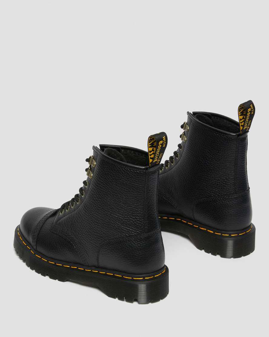 Dr Martens 1460 Bex Faux Fur-Lined Leather Lace Up Miesten Nilkkurit Mustat  Suomi |  2109SOTXN