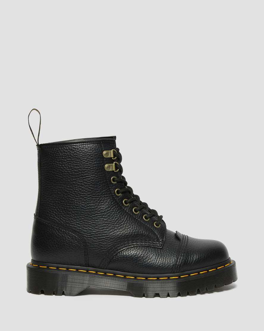 Dr Martens 1460 Bex Faux Fur-Lined Leather Lace Up Miesten Nilkkurit Mustat  Suomi |  2109SOTXN