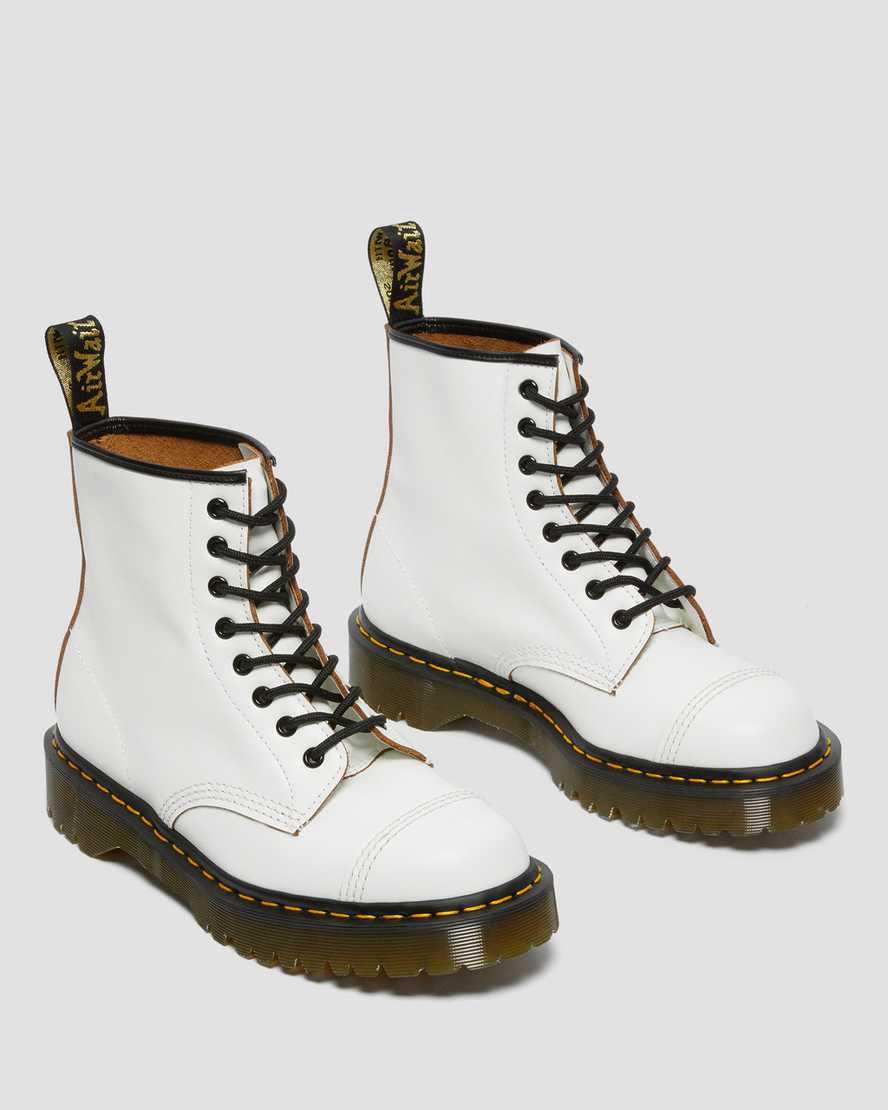 Dr Martens 1460 Bex Made in England Toe Cap Lace Up Miesten Nilkkurit Valkoinen  Suomi |  3275MOLVG