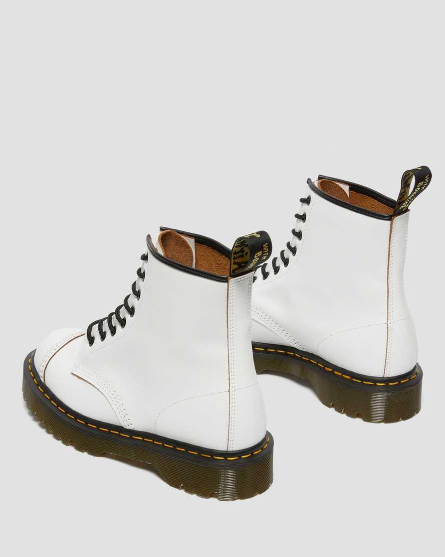 Dr Martens 1460 Bex Made in England Toe Cap Lace Up Miesten Nilkkurit Valkoinen  Suomi |  3275MOLVG