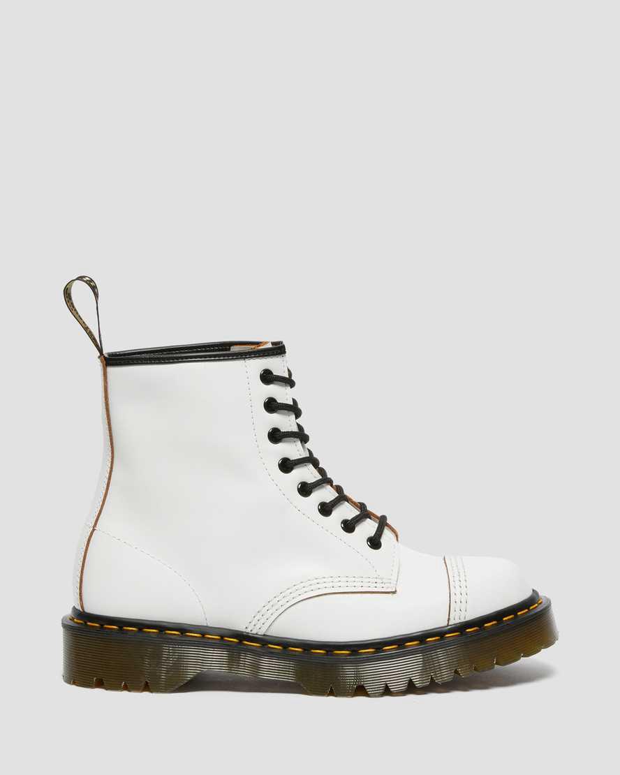 Dr Martens 1460 Bex Made in England Toe Cap Lace Up Miesten Nilkkurit Valkoinen  Suomi |  3275MOLVG