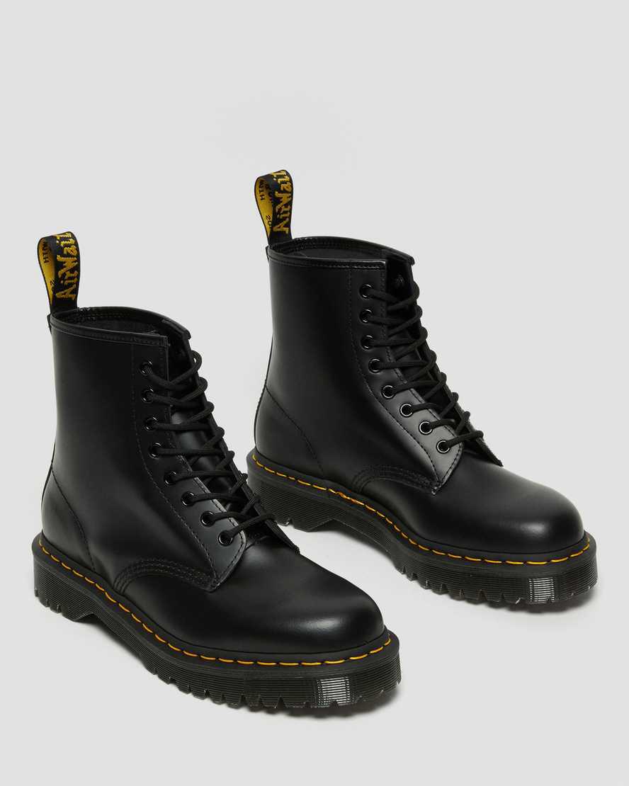 Dr Martens 1460 Bex Smooth Leather Platform Miesten Nilkkurit Mustat  Suomi |  2164NJKZV