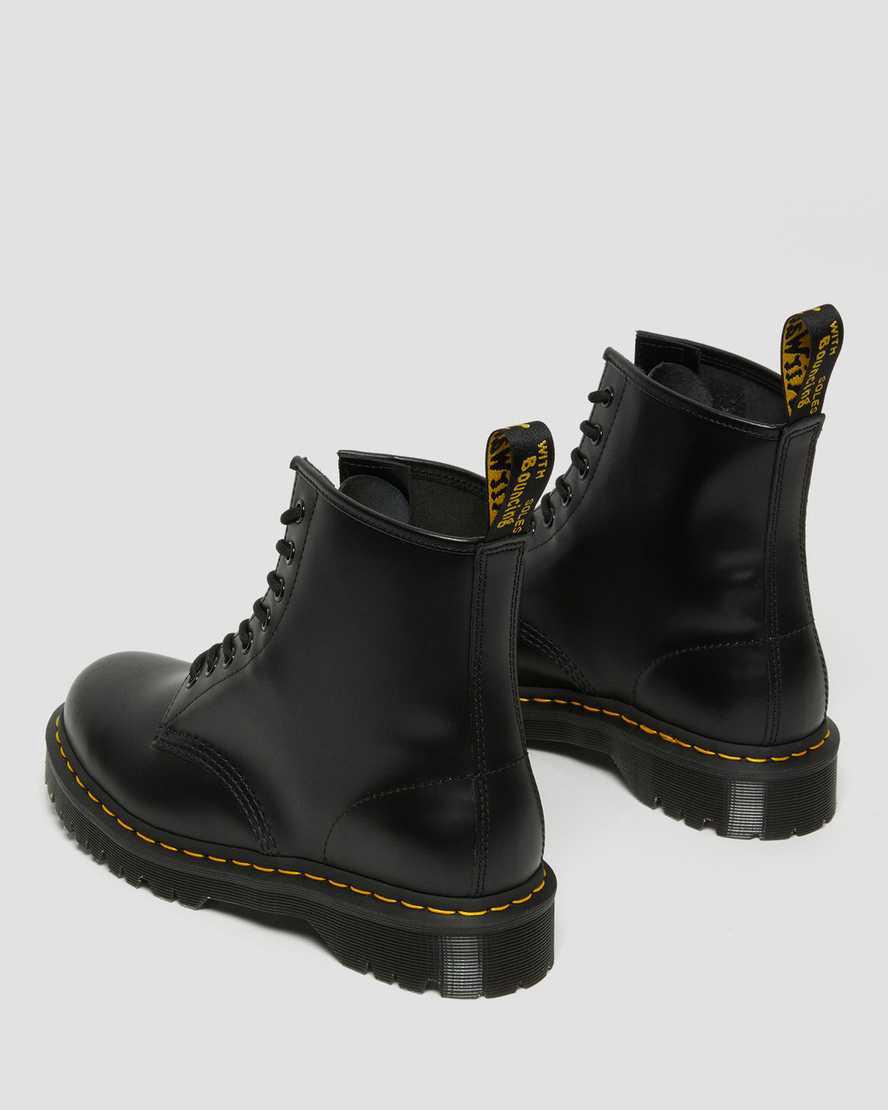 Dr Martens 1460 Bex Smooth Leather Platform Miesten Nilkkurit Mustat  Suomi |  2164NJKZV