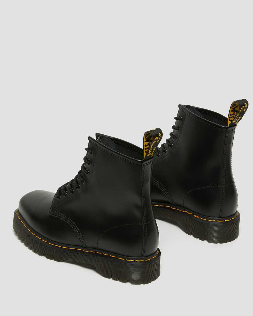 Dr Martens 1460 Bex Squared Toe Leather Lace Up Miesten Nilkkurit Mustat  Suomi |  0481QCJTY