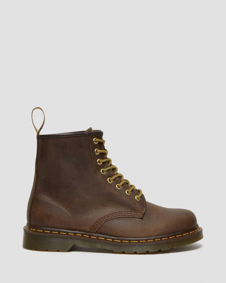 Dr Martens 1460 Crazy Horse Leather Lace Up Naisten Nilkkurit Ruskea  Suomi |  9764IQXDA