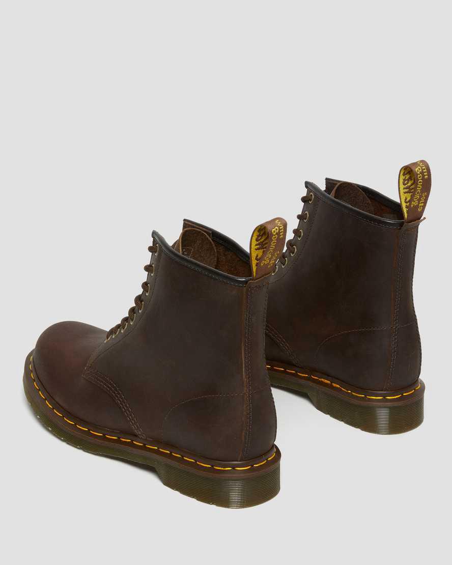 Dr Martens 1460 Crazy Horse Leather Miesten Nauhasaappaat Ruskea  Suomi |  8042PIJLS