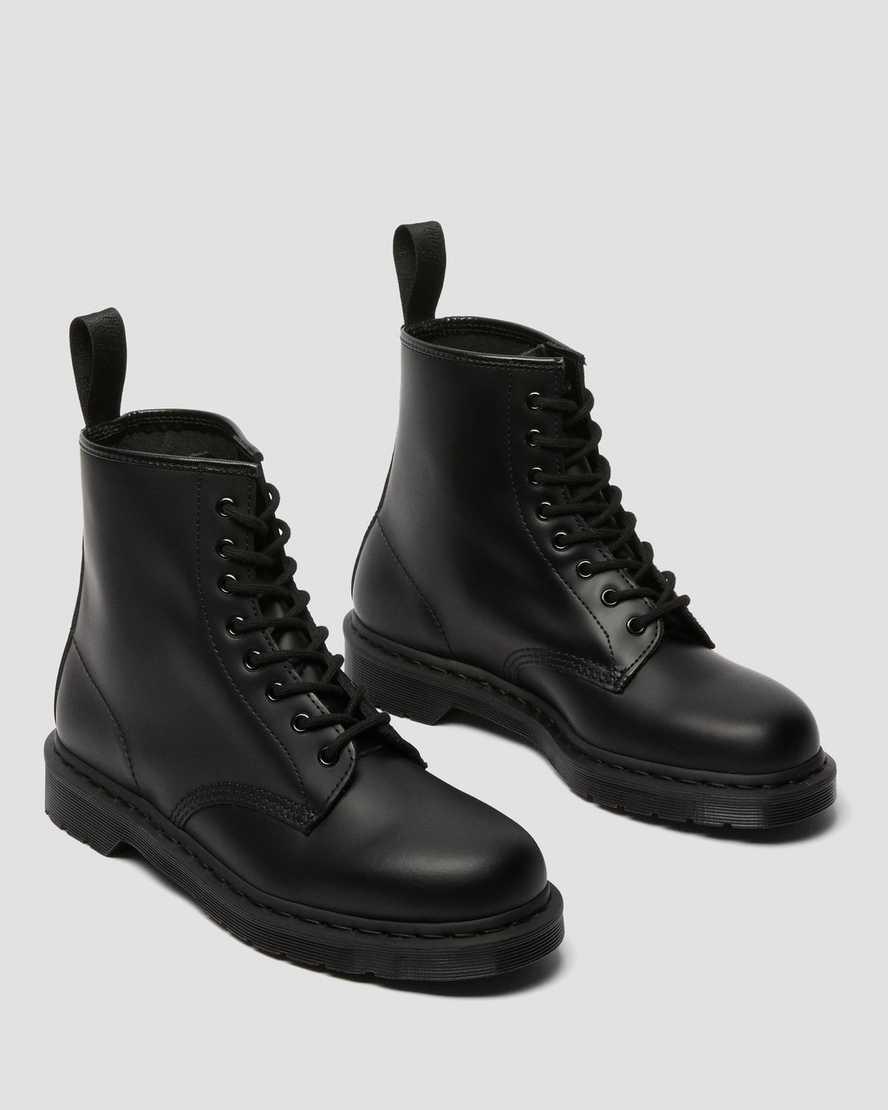 Dr Martens 1460 Mono Smooth Leather Naisten Nauhasaappaat Mustat  Suomi |  3679CRKJV