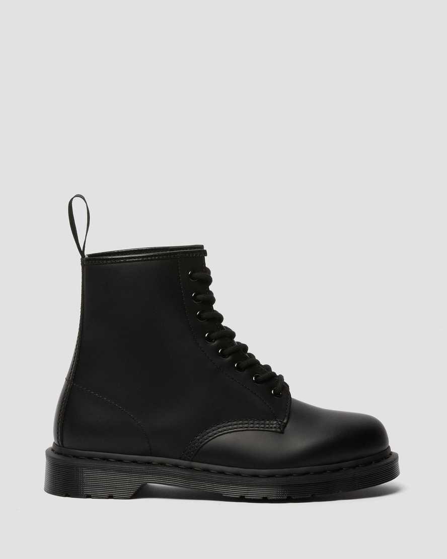 Dr Martens 1460 Mono Smooth Leather Naisten Nauhasaappaat Mustat  Suomi |  3679CRKJV