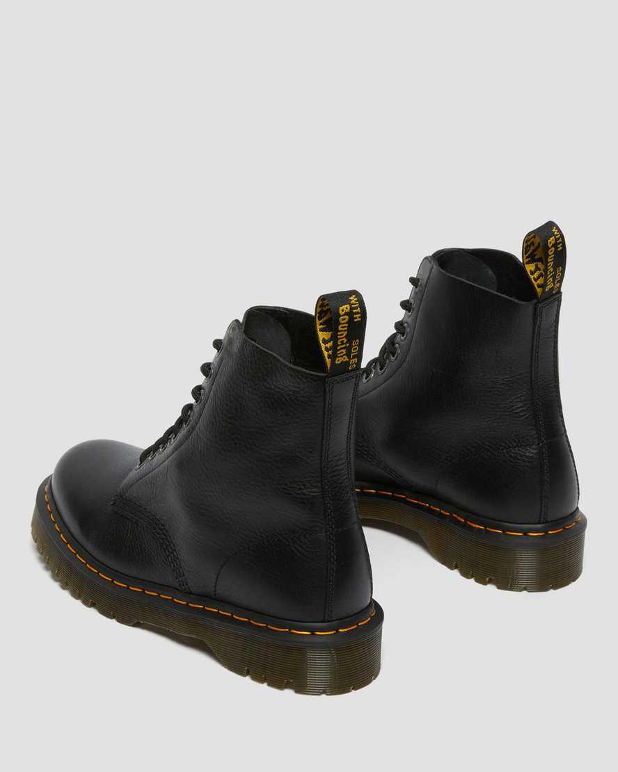 Dr Martens 1460 Pascal Bex Pisa Leather Lace Up Miesten Platform Saappaat Mustat  Suomi |  2304QWDTR