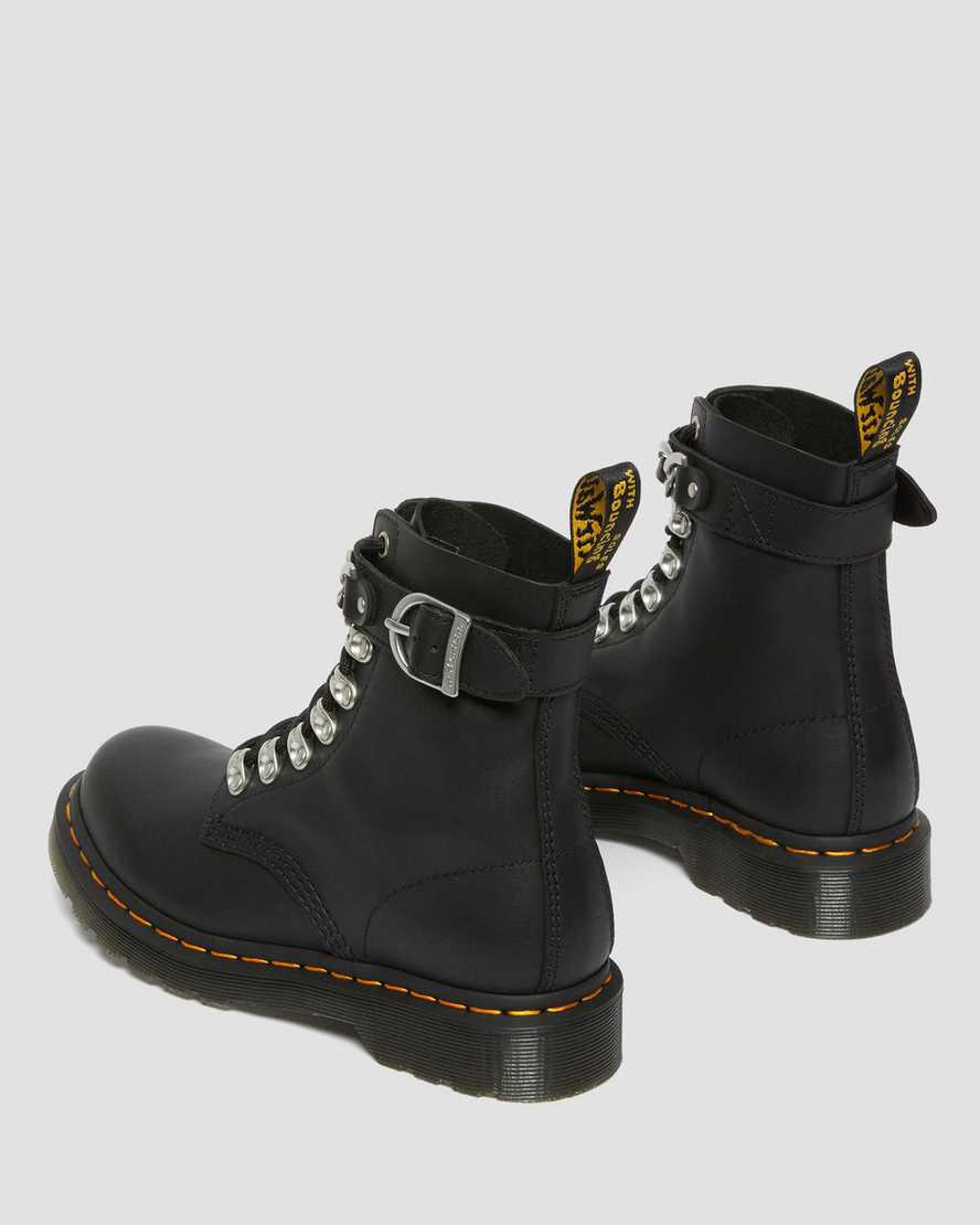 Dr Martens 1460 Pascal Chain Leather Naisten Nauhasaappaat Mustat  Suomi |  1470VABFX