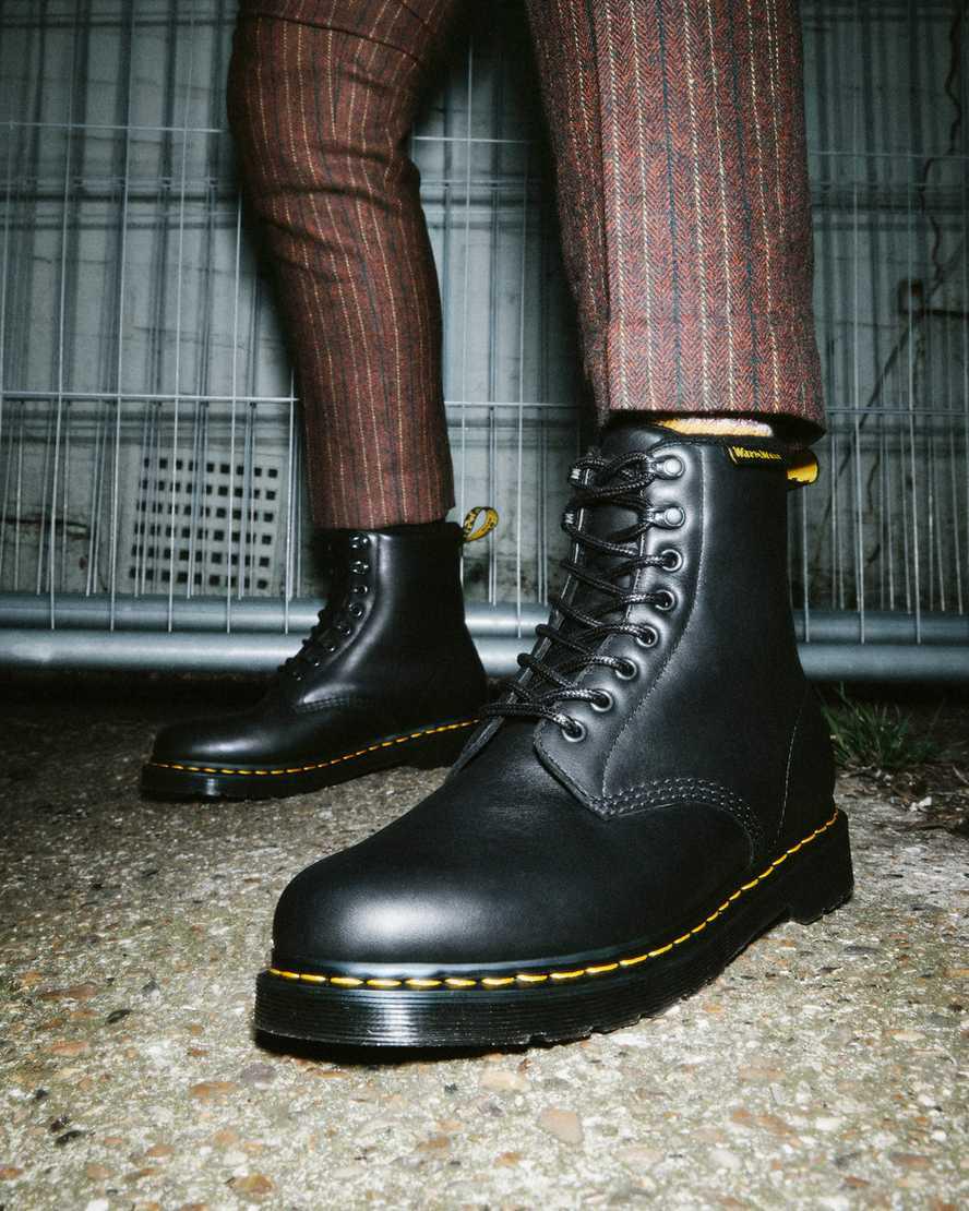 Dr Martens 1460 Pascal Warmwair Leather Lace Up Naisten Talvisaappaat Mustat  Suomi |  9825FBXSJ