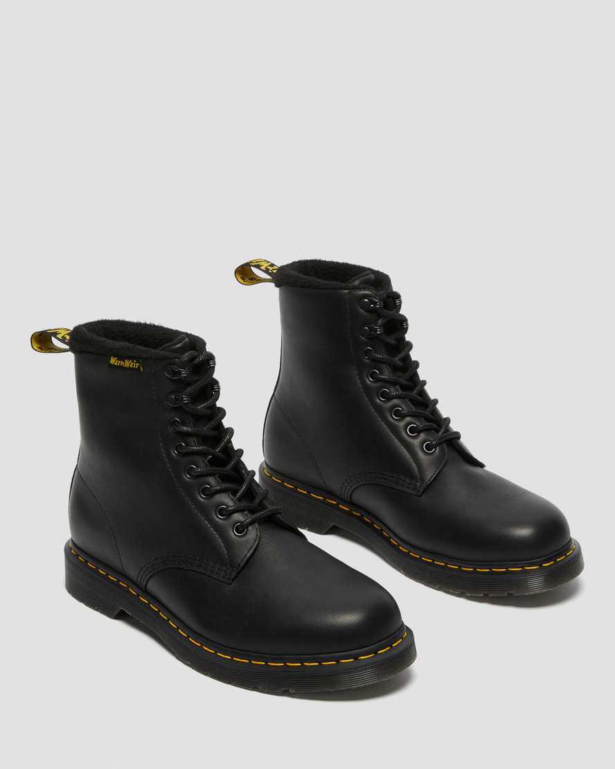 Dr Martens 1460 Pascal Warmwair Leather Lace Up Naisten Talvisaappaat Mustat  Suomi |  9825FBXSJ