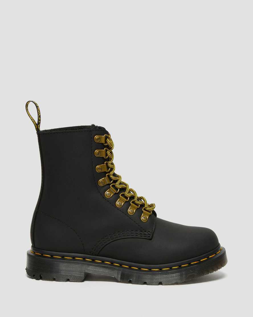 Dr Martens 1460 Pascal Wintergrip Leather Naisten Nauhasaappaat Mustat  Suomi |  2750RIJYN