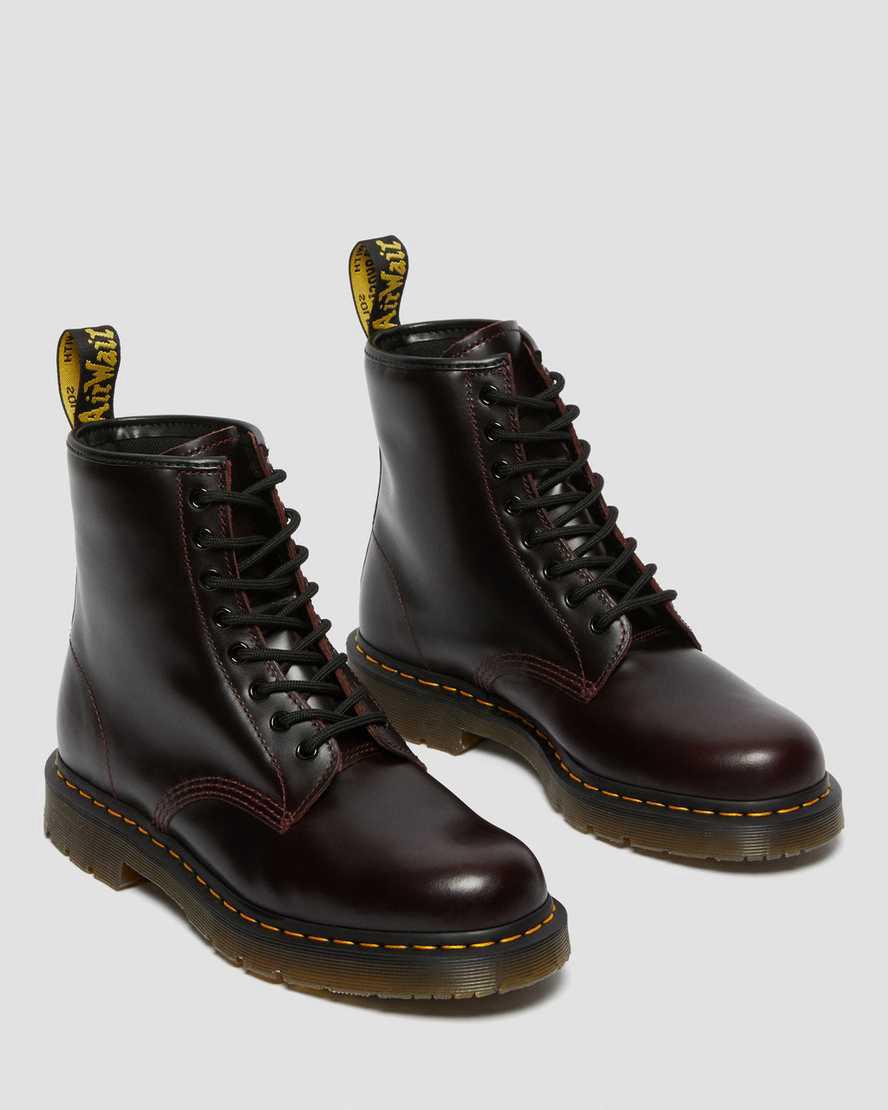 Dr Martens 1460 Slip Resistant Atlas Leather Miesten Nauhasaappaat Viininpunainen  Suomi |  8952LJHPW