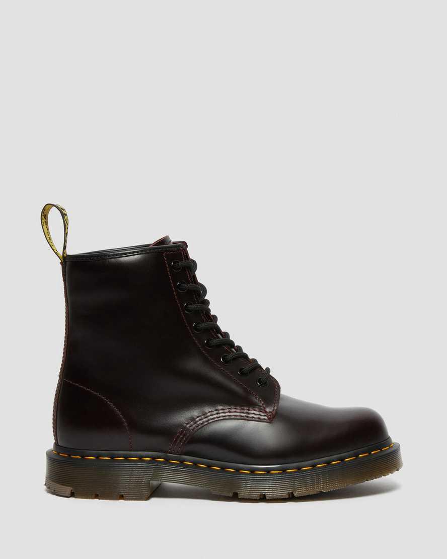 Dr Martens 1460 Slip Resistant Atlas Leather Miesten Nauhasaappaat Viininpunainen  Suomi |  8952LJHPW