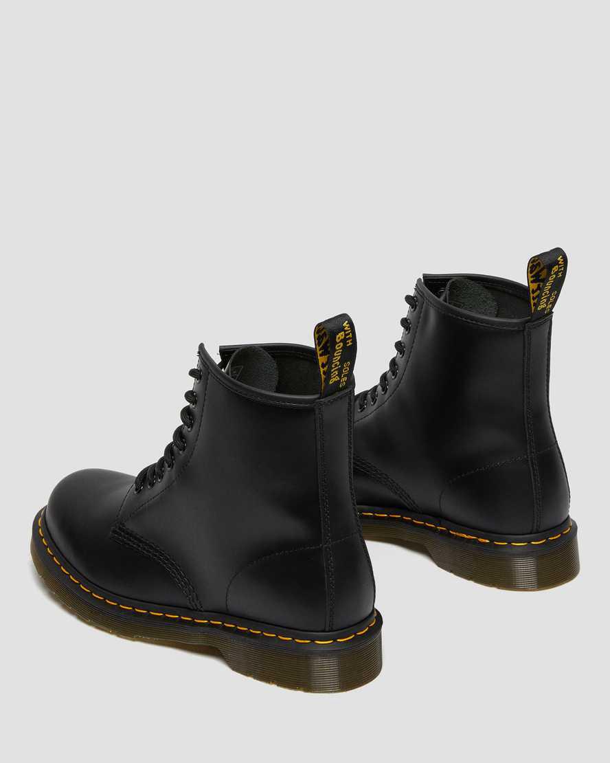 Dr Martens 1460 Smooth Leather Lace Up Miesten Nilkkurit Mustat  Suomi |  5726DSWYK