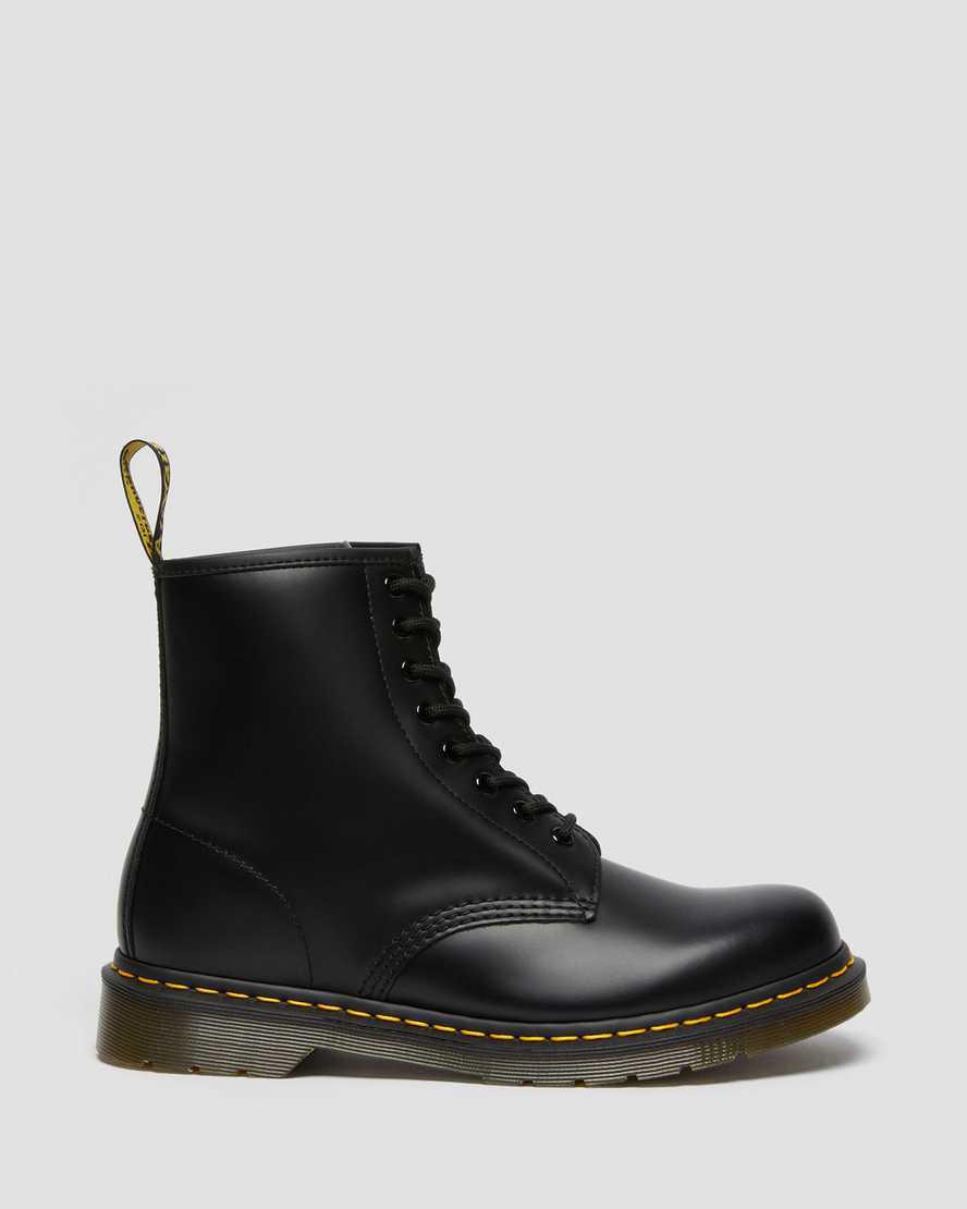 Dr Martens 1460 Smooth Leather Lace Up Miesten Nilkkurit Mustat  Suomi |  5726DSWYK