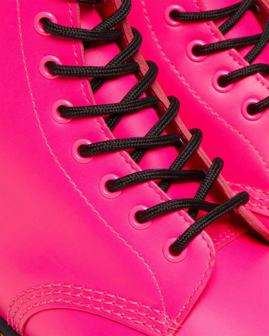 Dr Martens 1460 Smooth Leather Lace Up Miesten Nilkkurit Pinkki  Suomi |  8741BGDUJ