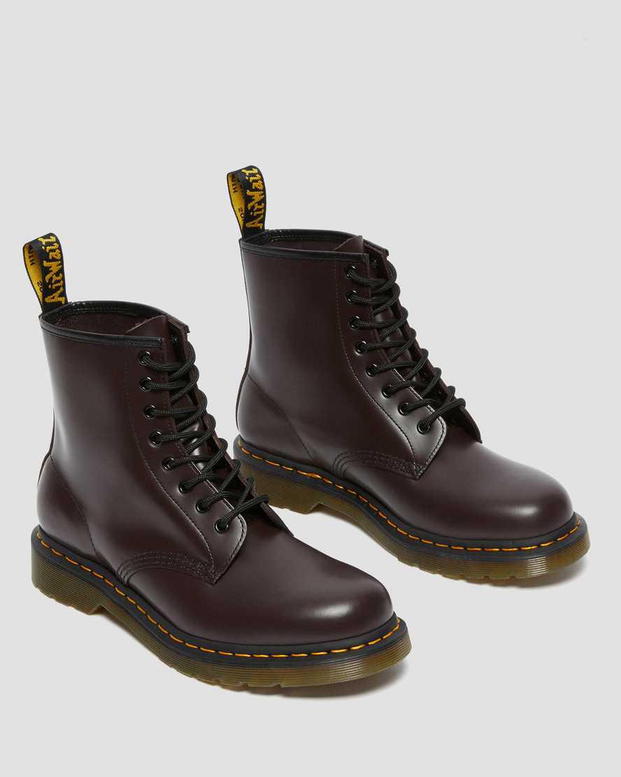 Dr Martens 1460 Smooth Leather Miesten Nauhasaappaat Viininpunainen  Suomi |  2538DBGIE