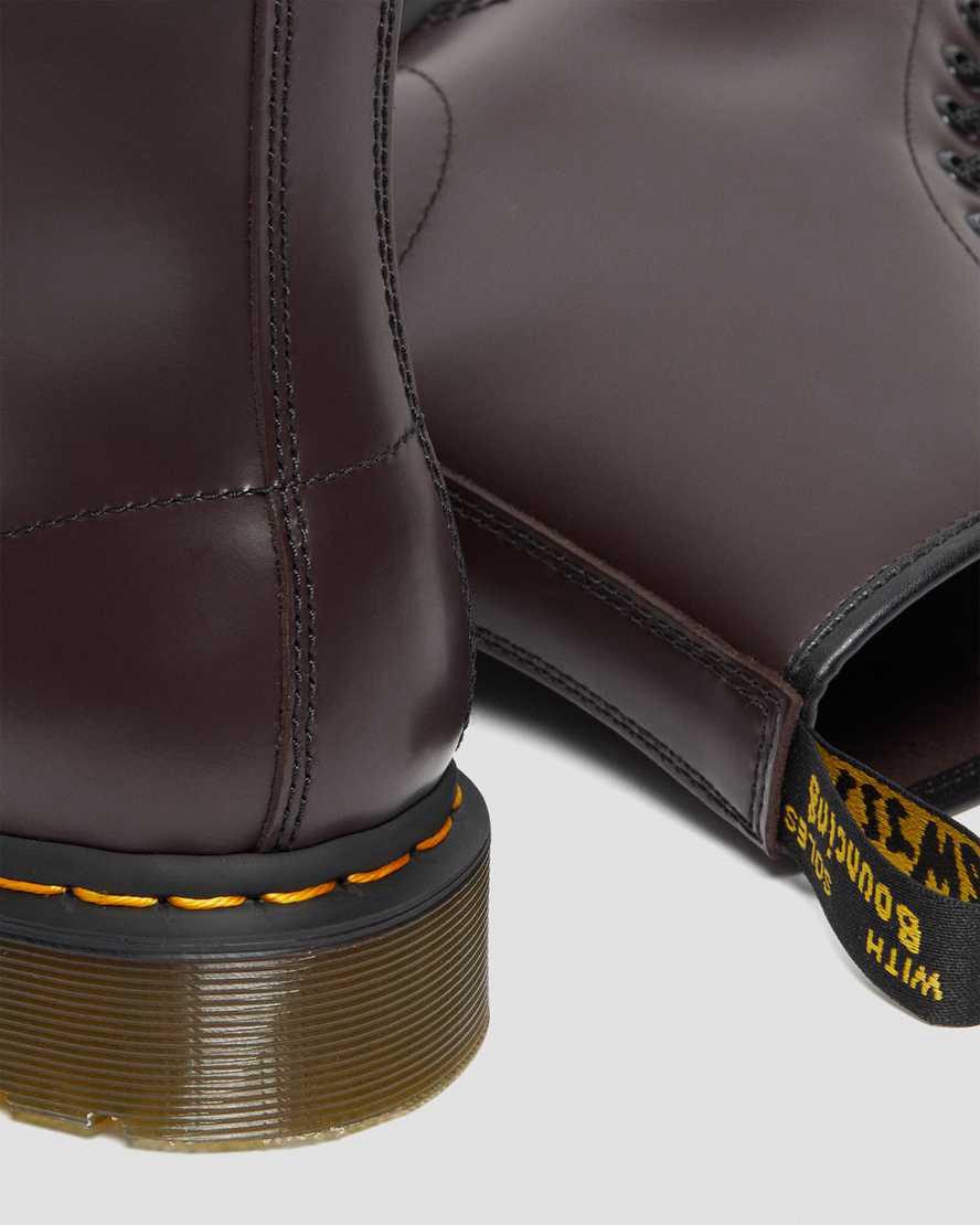 Dr Martens 1460 Smooth Leather Miesten Nauhasaappaat Viininpunainen  Suomi |  2538DBGIE