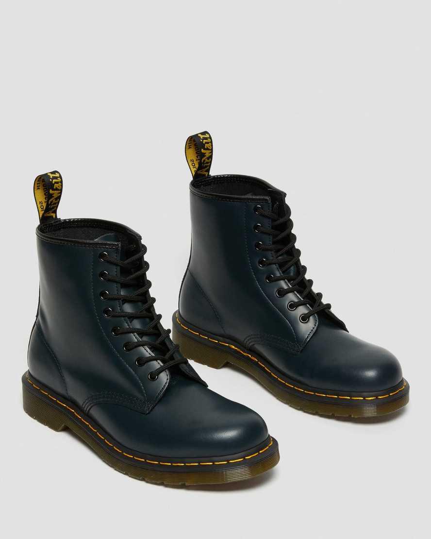 Dr Martens 1460 Smooth Leather Naisten Nauhasaappaat Laivastonsininen  Suomi |  3185ZGDNH