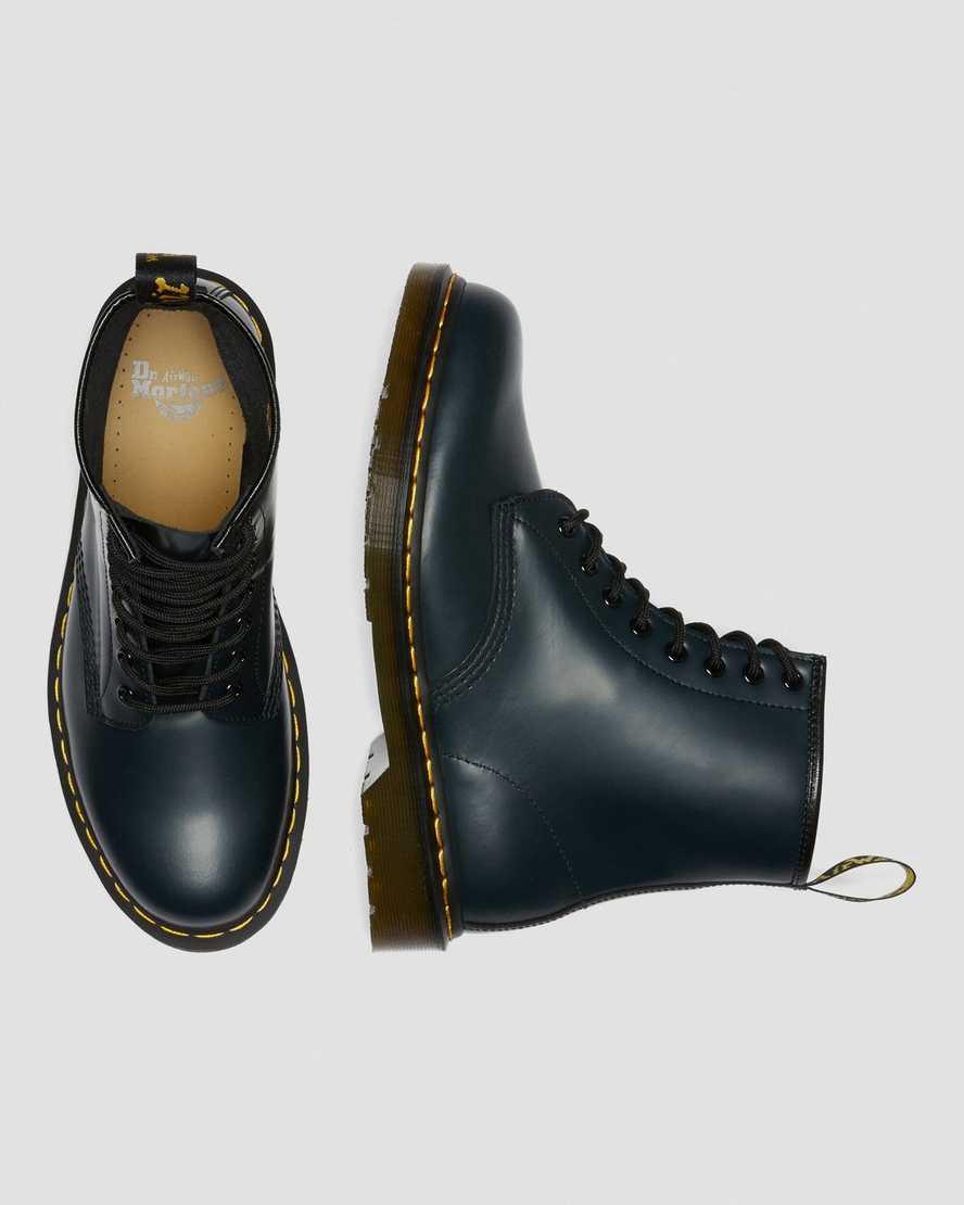 Dr Martens 1460 Smooth Leather Naisten Nauhasaappaat Laivastonsininen  Suomi |  3185ZGDNH