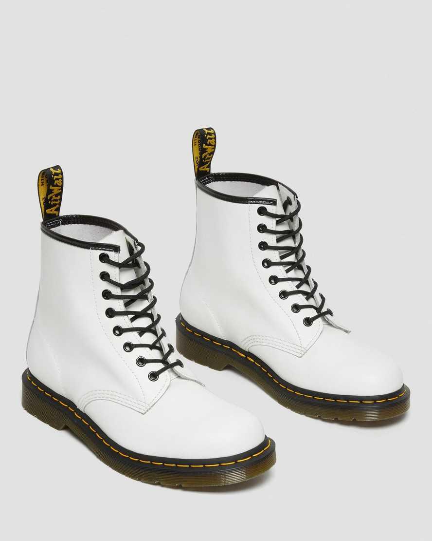 Dr Martens 1460 Smooth Leather Naisten Nauhasaappaat Valkoinen  Suomi |  4206UBJYA