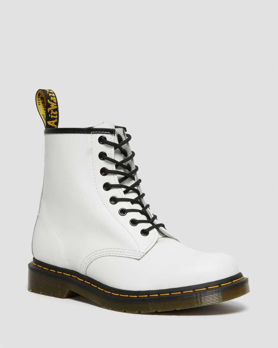 Dr Martens 1460 Smooth Leather Naisten Nauhasaappaat Valkoinen  Suomi |  4206UBJYA