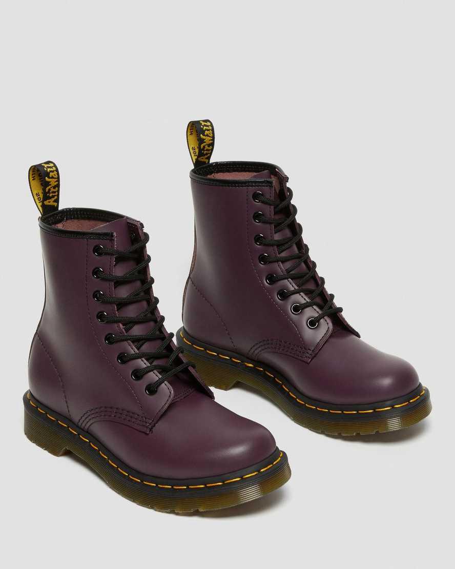 Dr Martens 1460 Smooth Leather Naisten Nauhasaappaat Violetit  Suomi |  5071FZQNB