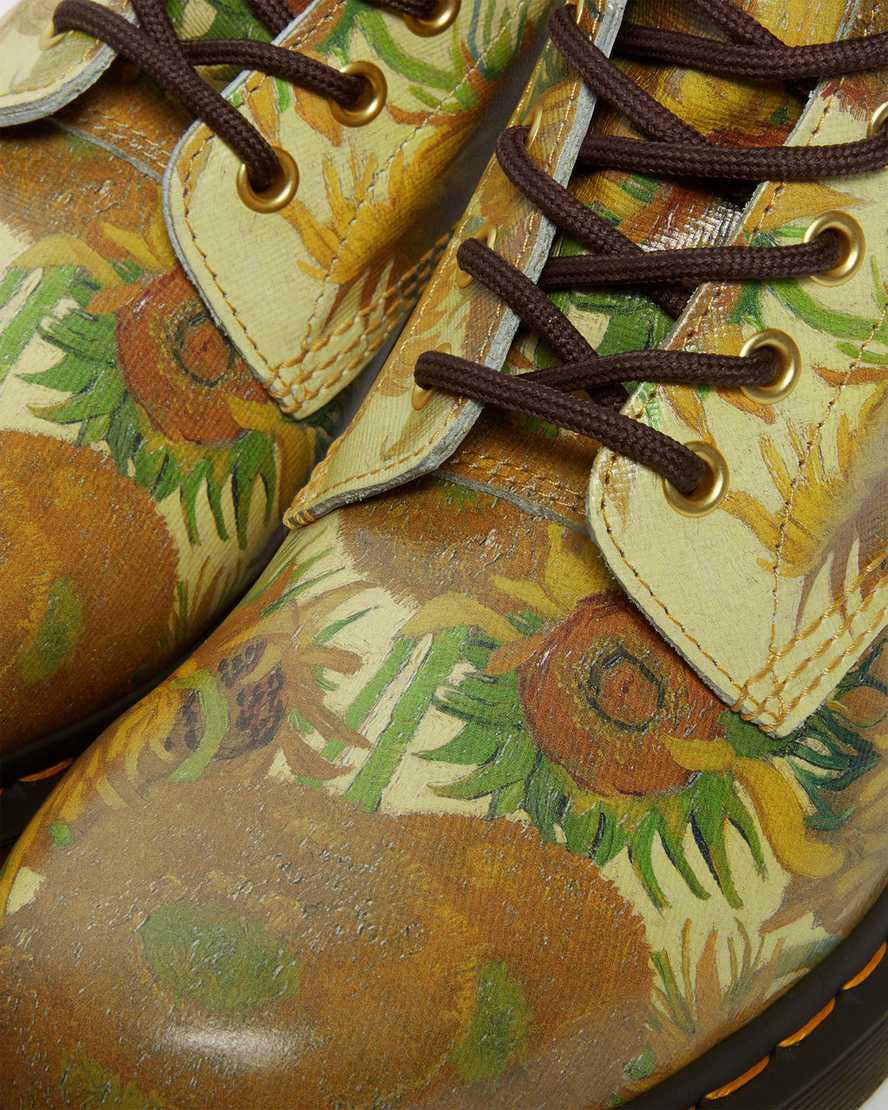 Dr Martens 1460 The National Gallery Van Gogh Lace Up Naisten Nilkkurit Keltainen  Suomi |  9014ZDHUY