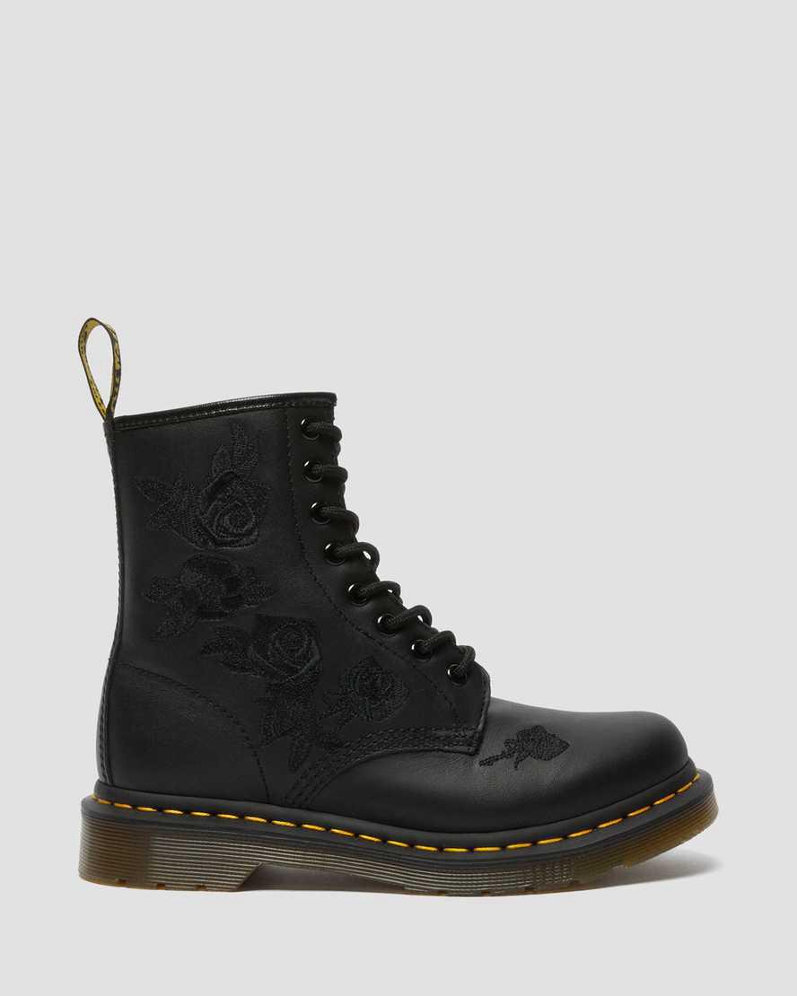 Dr Martens 1460 Vonda Mono Floral Naisten Nauhasaappaat Mustat  Suomi |  0417XVYGH