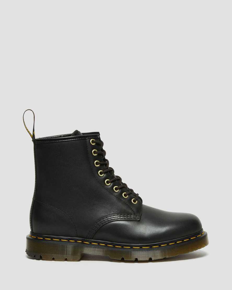 Dr Martens 1460 Wintergrip Leather Lace Up Miesten Talvisaappaat Mustat  Suomi |  1570OUGWI