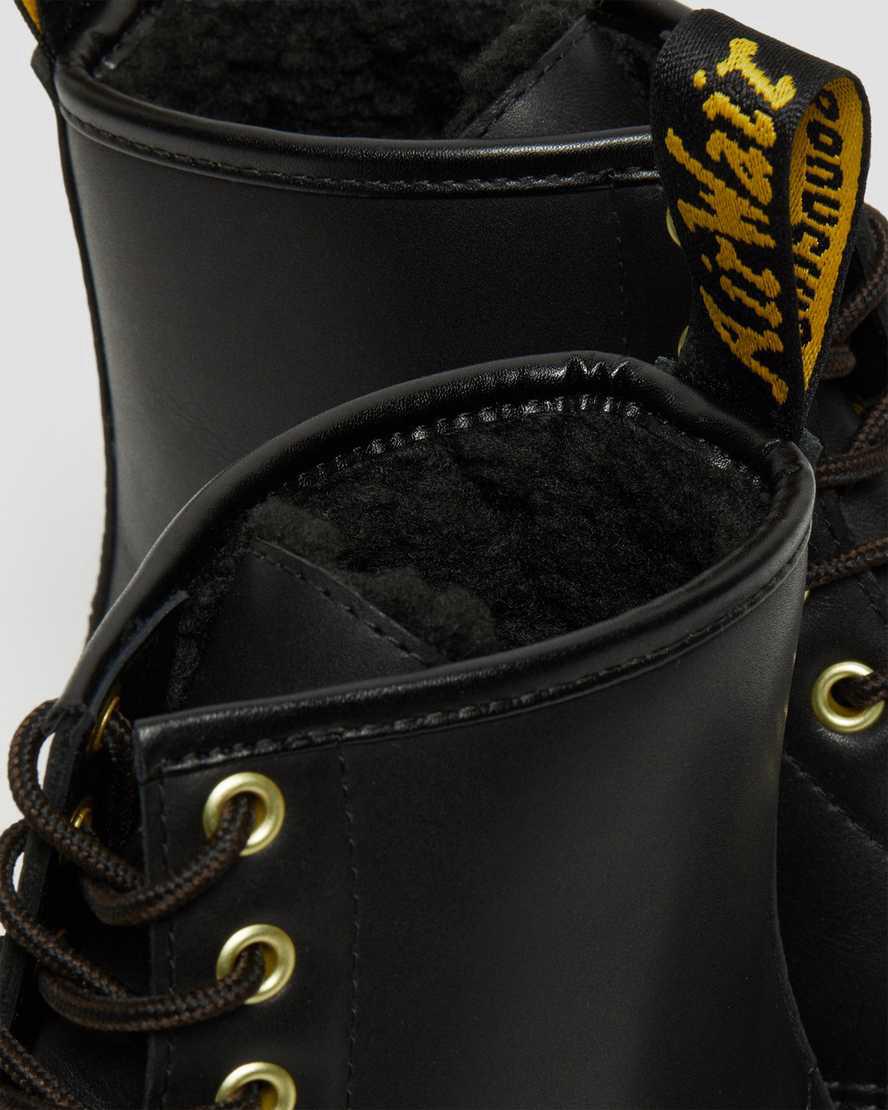 Dr Martens 1460 Wintergrip Leather Lace Up Miesten Talvisaappaat Mustat  Suomi |  1570OUGWI