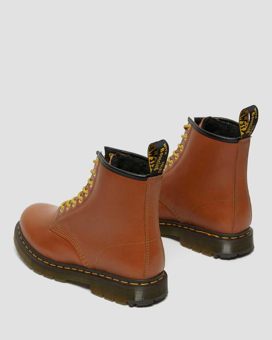 Dr Martens 1460 Wintergrip Leather Lace Up Naisten Talvisaappaat Ruskea  Suomi |  8507AJTMU