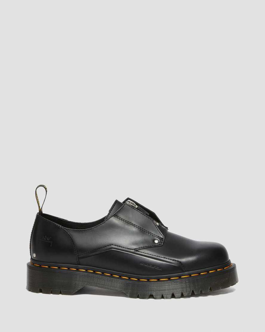 Dr Martens 1461 Bex ACW* Leather Naisten Platform Kengät Mustat  Suomi |  8392VZEFP