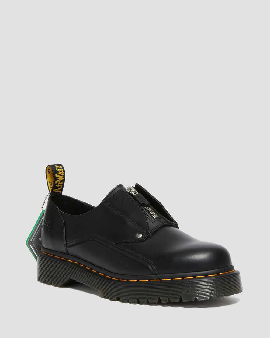 Dr Martens 1461 Bex ACW* Leather Naisten Platform Kengät Mustat  Suomi |  8392VZEFP