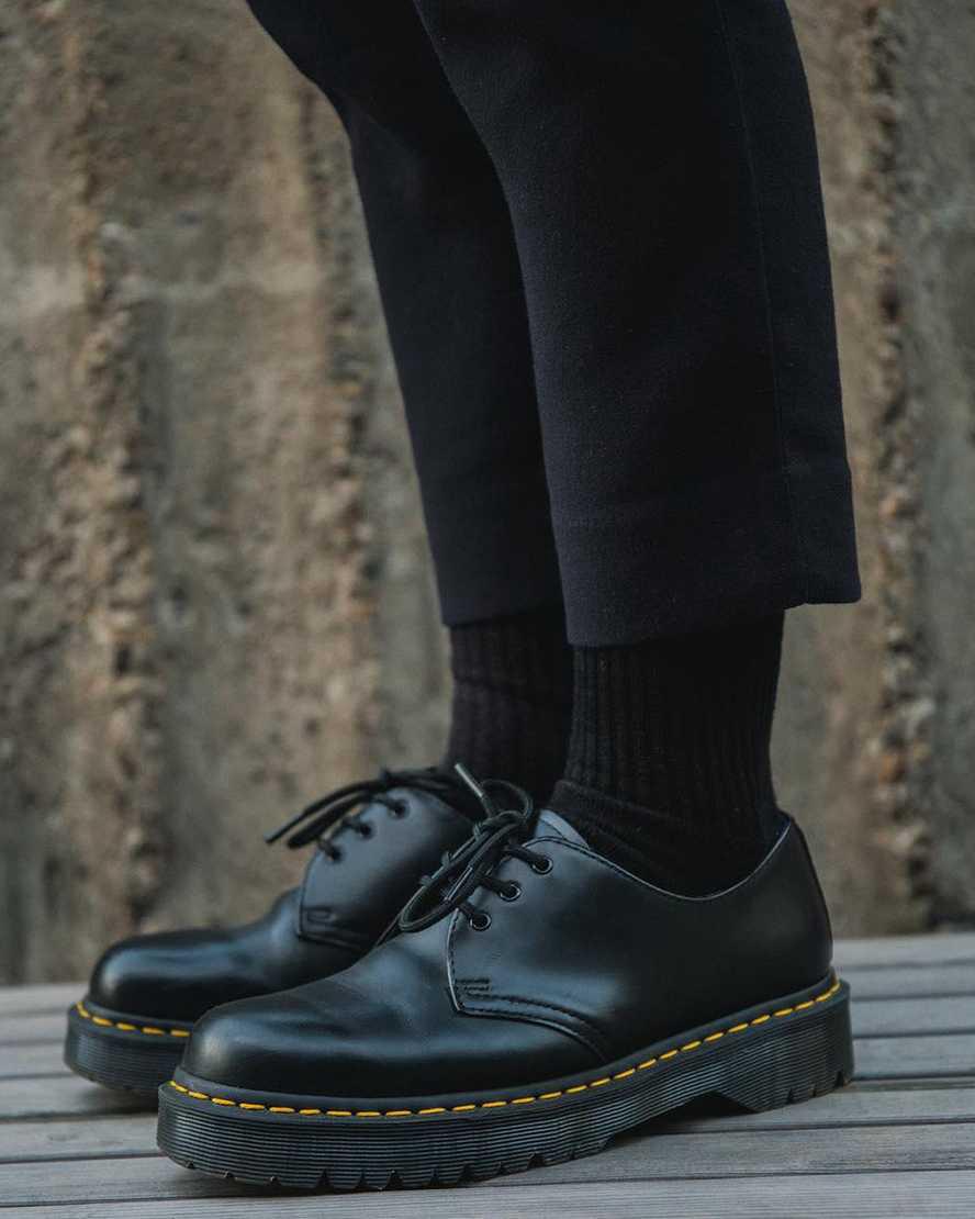 Dr Martens 1461 Bex Smooth Leather Naisten Oxford Kengät Mustat  Suomi |  7618WYNKC