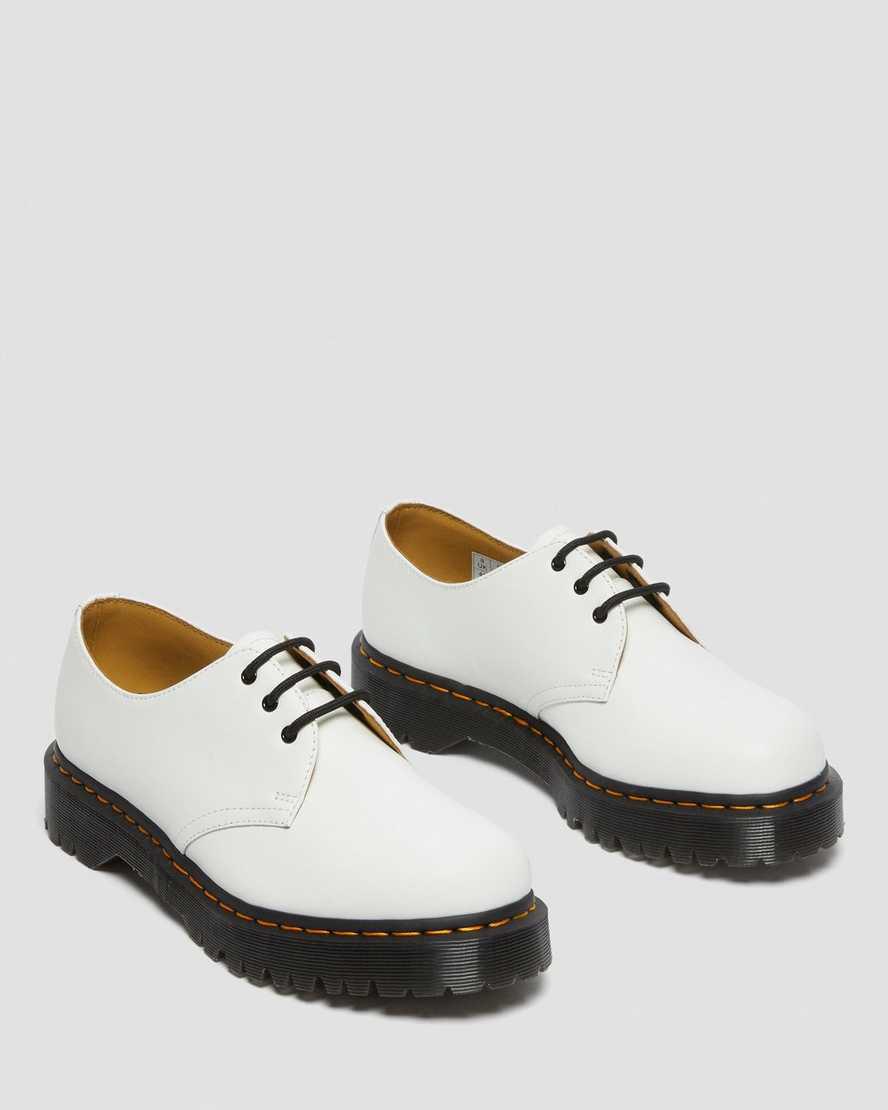 Dr Martens 1461 Bex Smooth Leather Oxford Miesten Platform Kengät Valkoinen  Suomi |  3021AVRMY