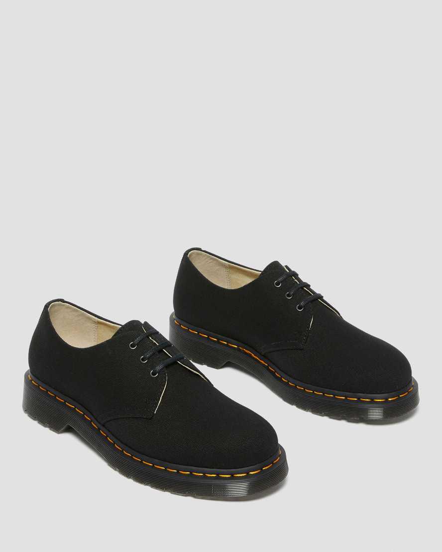 Dr Martens 1461 Canvas Oxford Miesten Vapaa-ajan Saappaat Mustat  Suomi |  3409PECSO