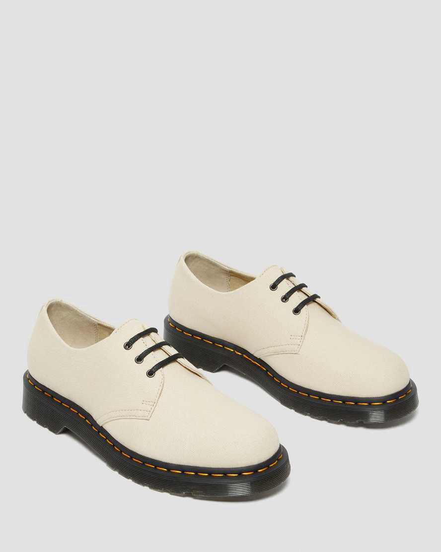 Dr Martens 1461 Canvas Oxford Miesten Vapaa-ajan Saappaat Khaki  Suomi |  9204QVYSW