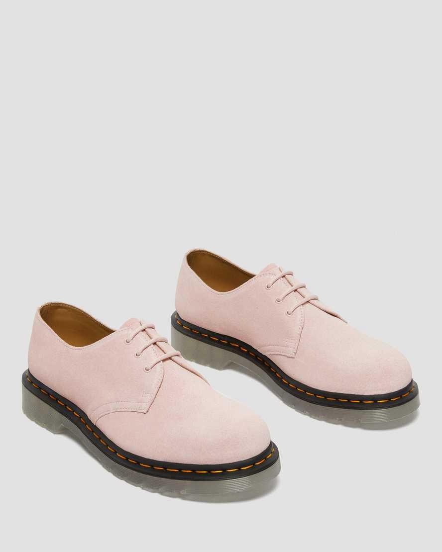 Dr Martens 1461 Iced Suede Naisten Oxford Kengät Pinkki  Suomi |  7219FRCZE