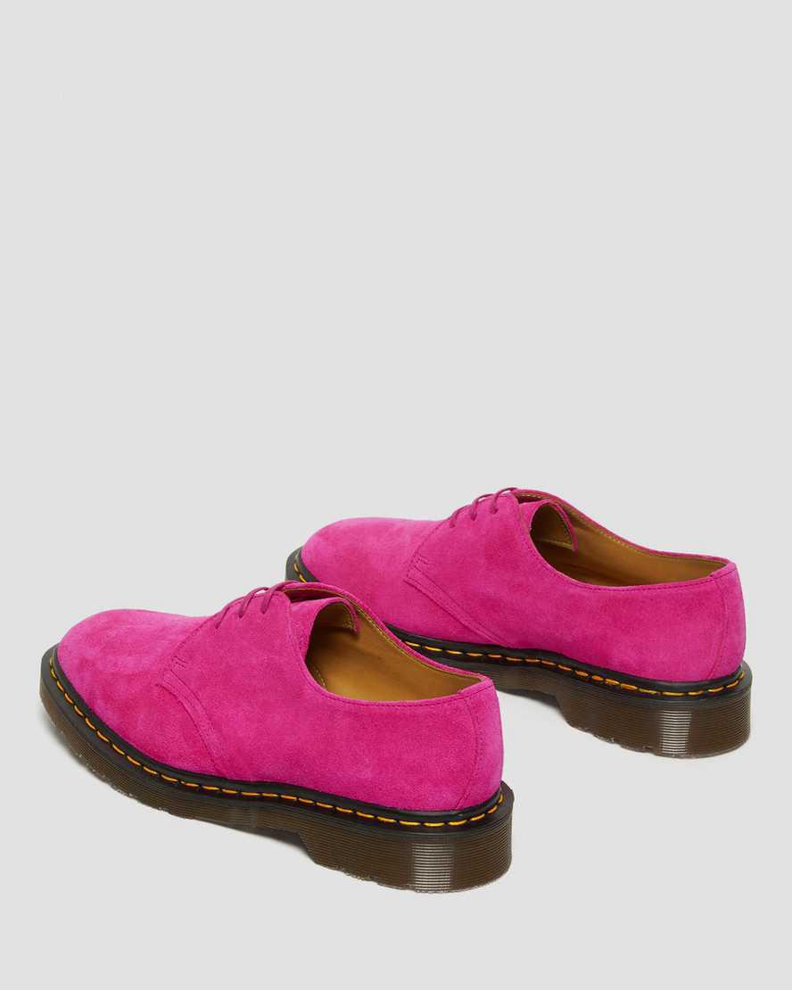 Dr Martens 1461 Made in England Buck Suede Naisten Oxford Kengät Pinkki  Suomi |  1698RCFIT