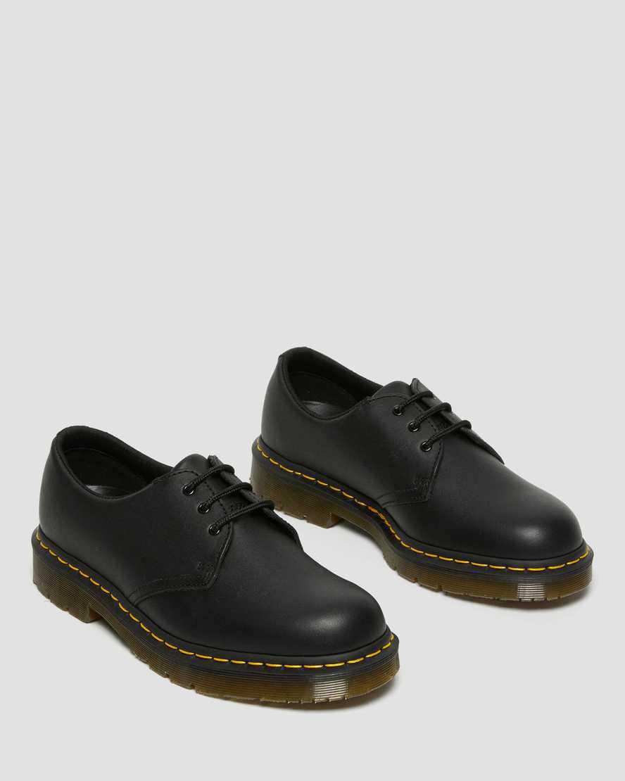 Dr Martens 1461 Slip Resistant Leather Naisten Oxford Kengät Mustat  Suomi |  3198WCUHO