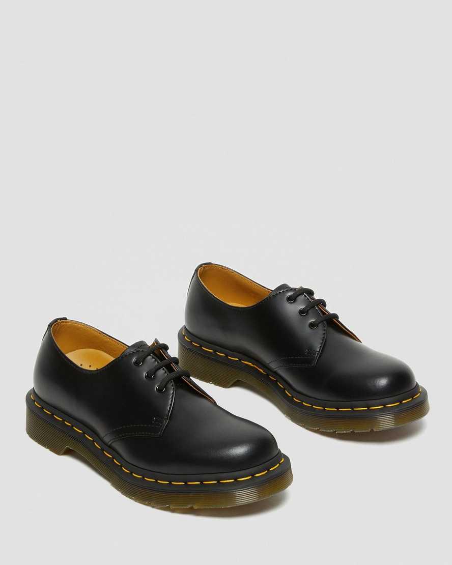 Dr Martens 1461 Smooth Leather Naisten Oxford Kengät Mustat  Suomi |  8932DMCEL