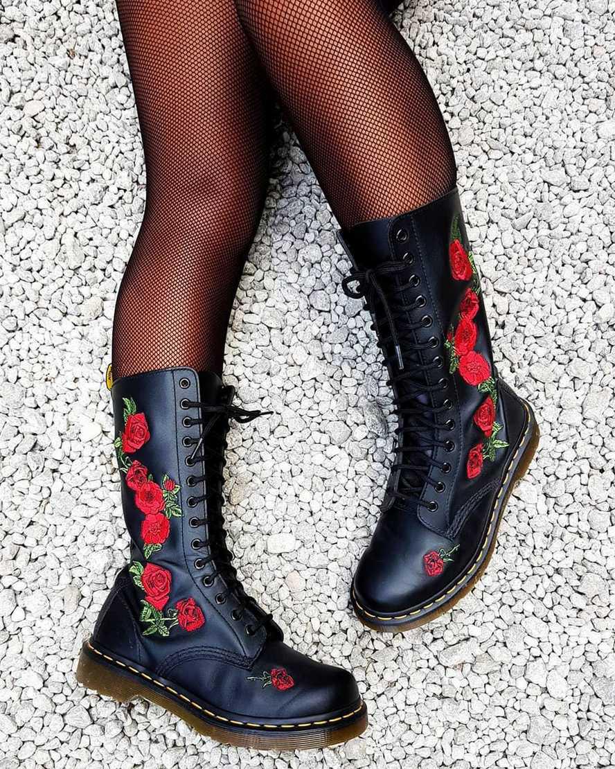 Dr Martens 1914 Vonda Leather Mid Calf Naisten Originals Boots Mustat  Suomi |  7856UBKCW