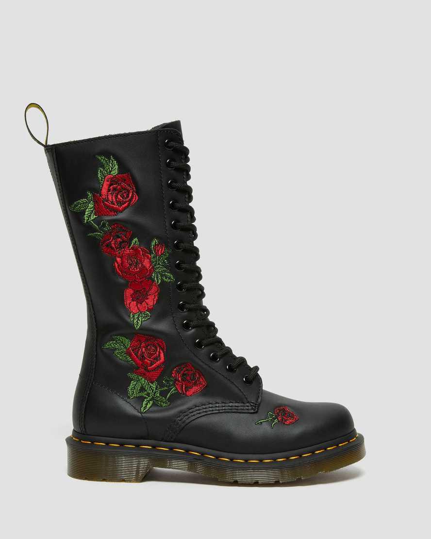 Dr Martens 1914 Vonda Leather Mid Calf Naisten Originals Boots Mustat  Suomi |  7856UBKCW