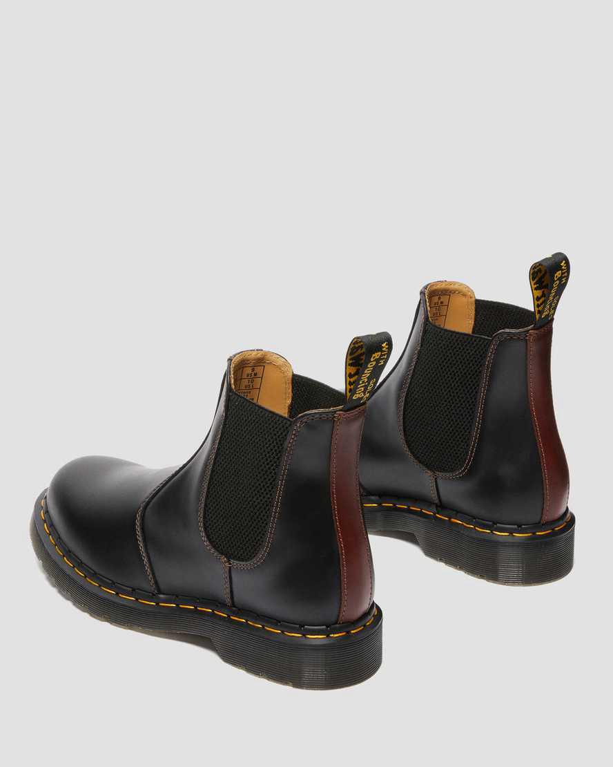 Dr Martens 2976 Abruzzo Leather Chelsea Miesten Nilkkurit Black/Brown Abruzzo Wp  Suomi |  5483DUQLV