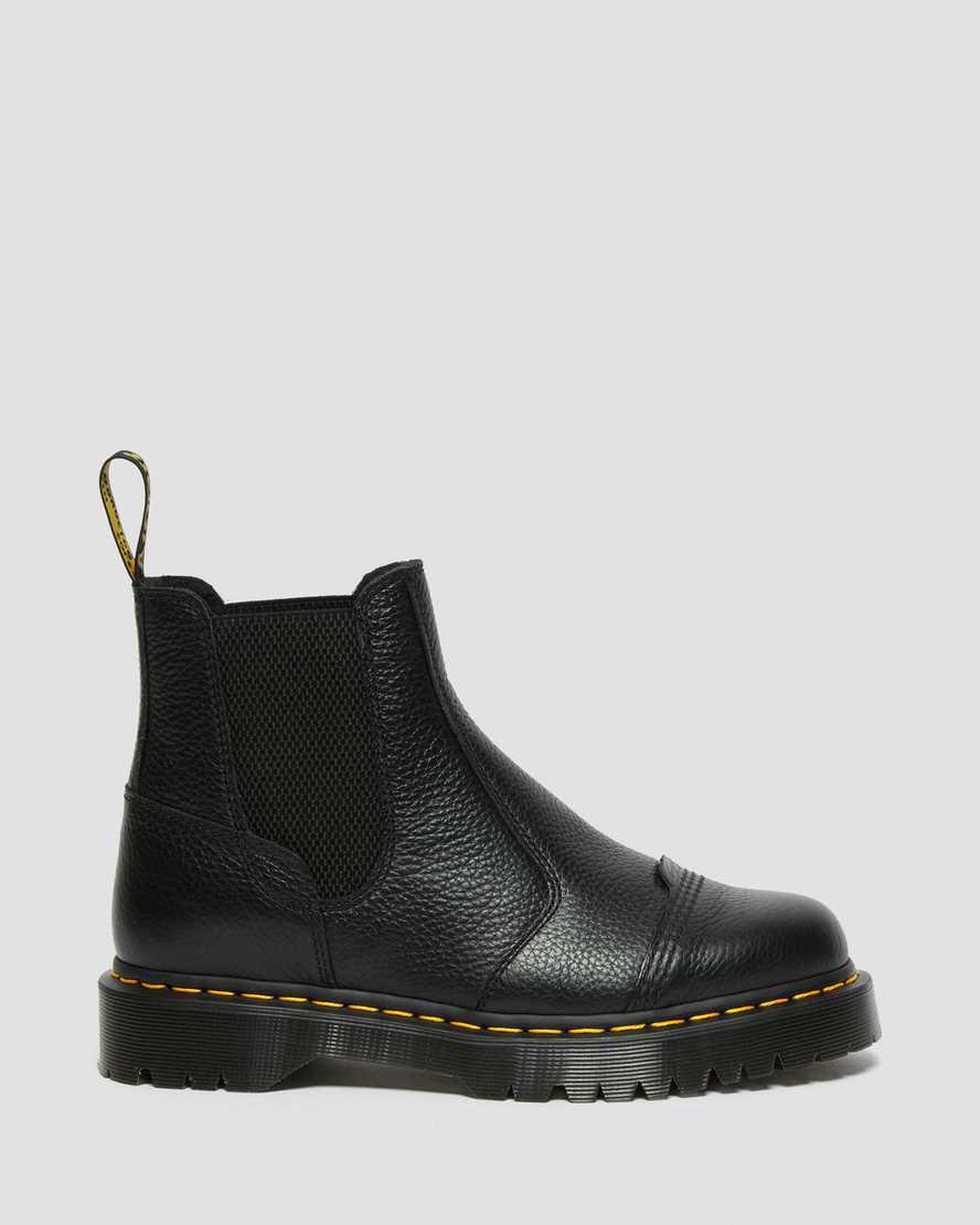 Dr Martens 2976 Bex Faux Fur-Lined Chelsea Miesten Platform Saappaat Mustat  Suomi |  8290JXRBZ